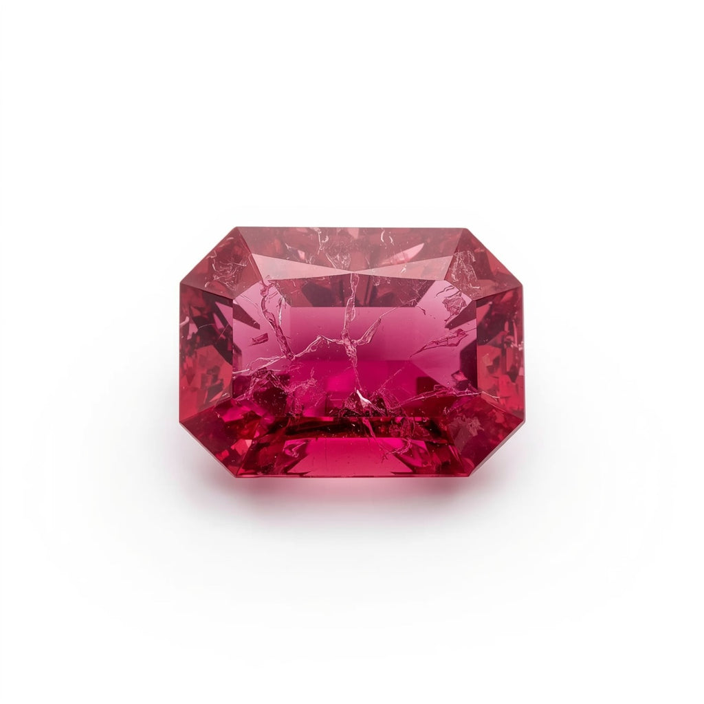 Ruby (GF) 1PC Tiny 3x5 MM Emerald Faceted Pink Fiery Precious Loose Gemstone