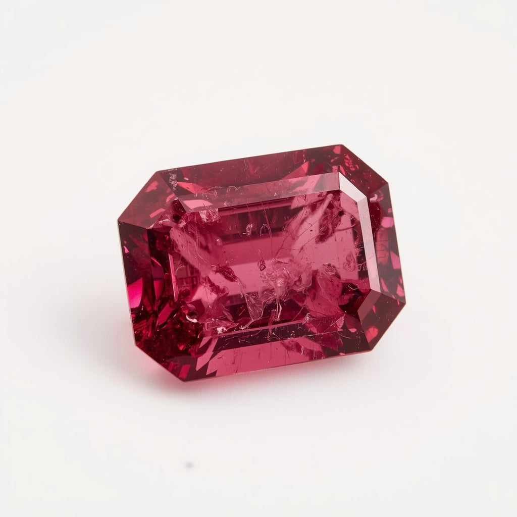 Ruby (GF) 1PC Tiny 4x6 MM Emerald Faceted Pink Brilliant Precious Loose Gemstones