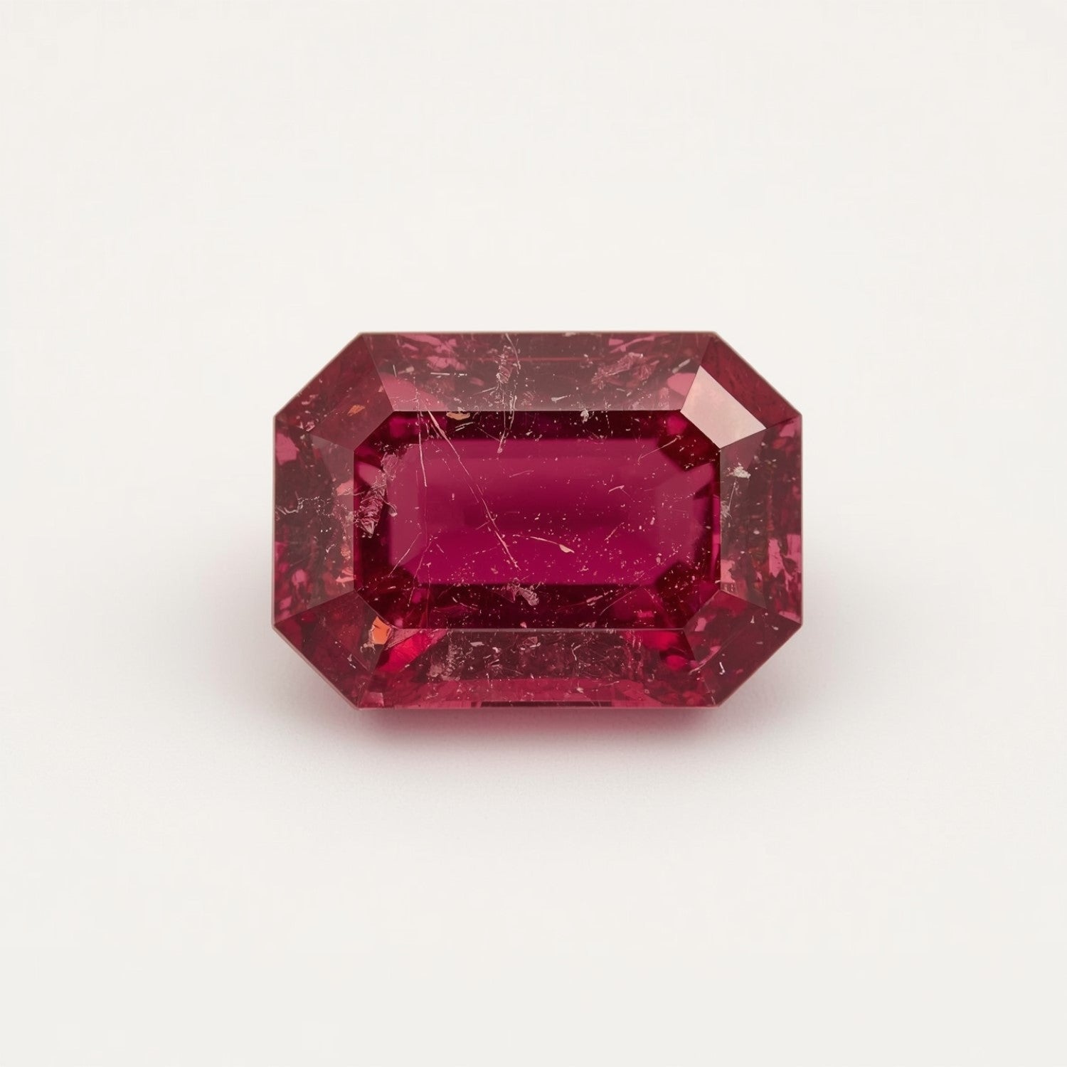 Ruby (GF) 1PC Tiny 5x7 MM Emerald Faceted Pink Sparkling Precious Gems