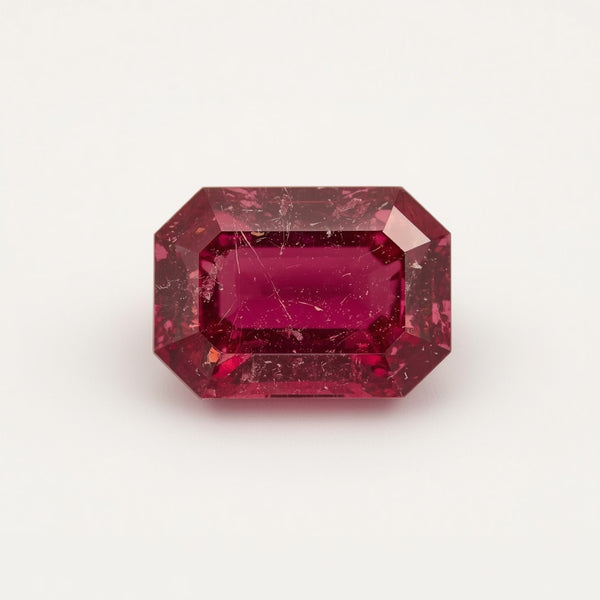 Ruby (GF) 1PC Tiny 5x7 MM Emerald Faceted Pink Sparkling Precious Gems