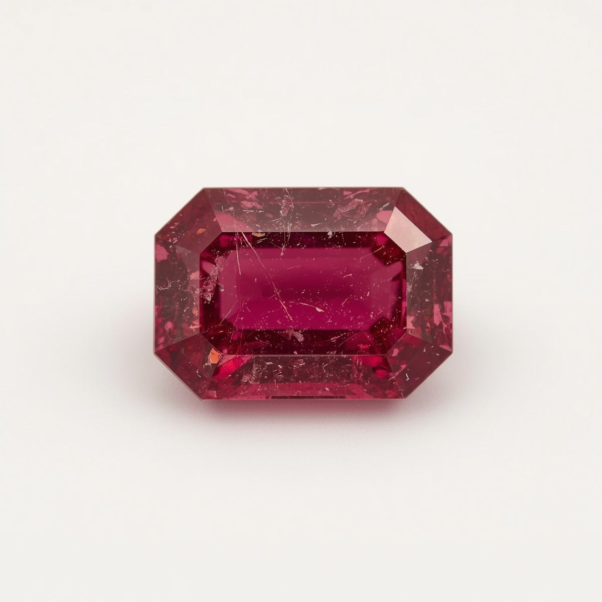 Ruby (GF) 1PC Tiny 5x7 MM Emerald Faceted Pink Sparkling Precious Gems