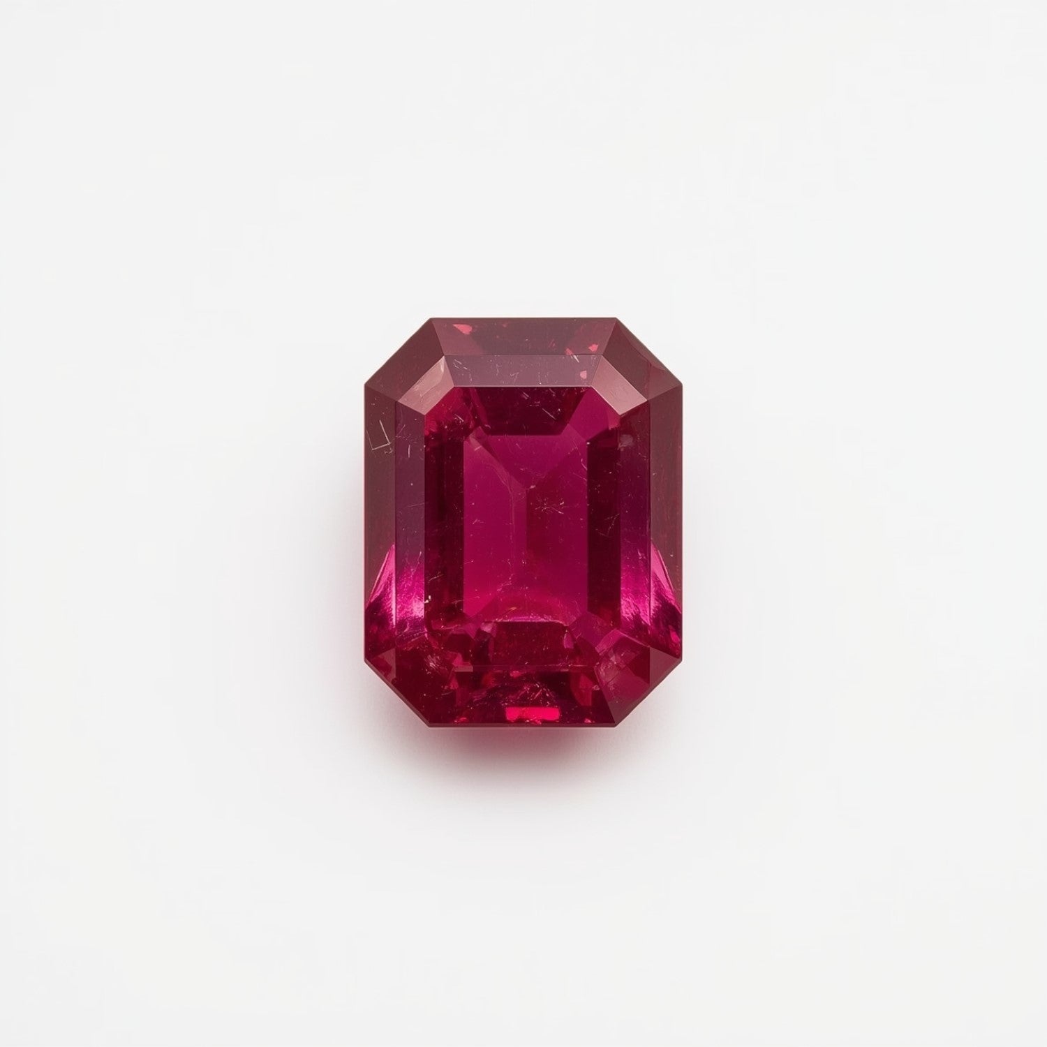 Ruby (GF) 1PC Small 6x8 MM Emerald Faceted Pink Polished Precious Loose Gems Главное изображение товара