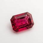 Ruby (GF) 1PC Small 6x8 MM Emerald Faceted Pink Polished Precious Loose Gems