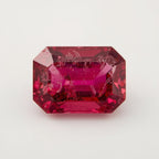 Ruby (GF) 1PC Medium 7x10 MM Emerald Faceted Pink Lustrous Precious Gems