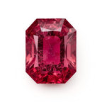 Ruby (GF) 1PC Small 7x9 MM Emerald Faceted Pink Luster Precious Loose Gemstones