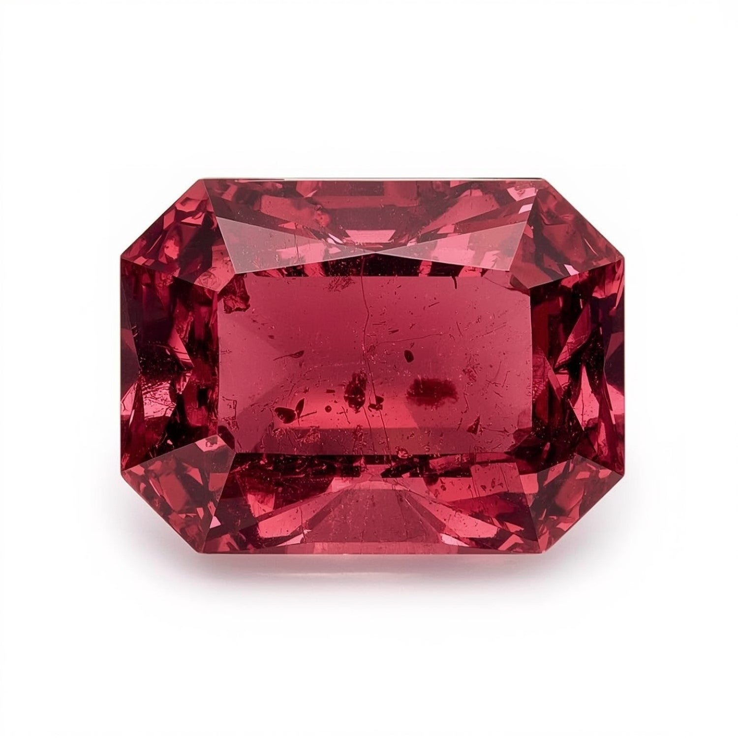 Ruby (GF) 1PC Large 9x11 MM Emerald Faceted Pink Fine Precious Loose Gemstone