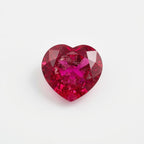 Ruby (GF) 10PC Tiny 4x4 MM Heart Faceted Pink Brilliant Precious Loose Gems
