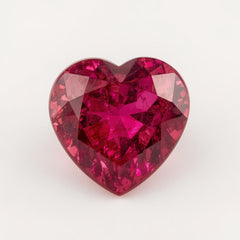 Ruby (GF) 10PC Tiny 4x4 MM Heart Faceted Pink Brilliant Precious Loose Gems