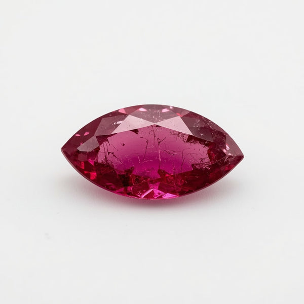 Ruby (GF) 1PC Small 5x10 MM Marquise Faceted Pink Sparkling Precious Gems