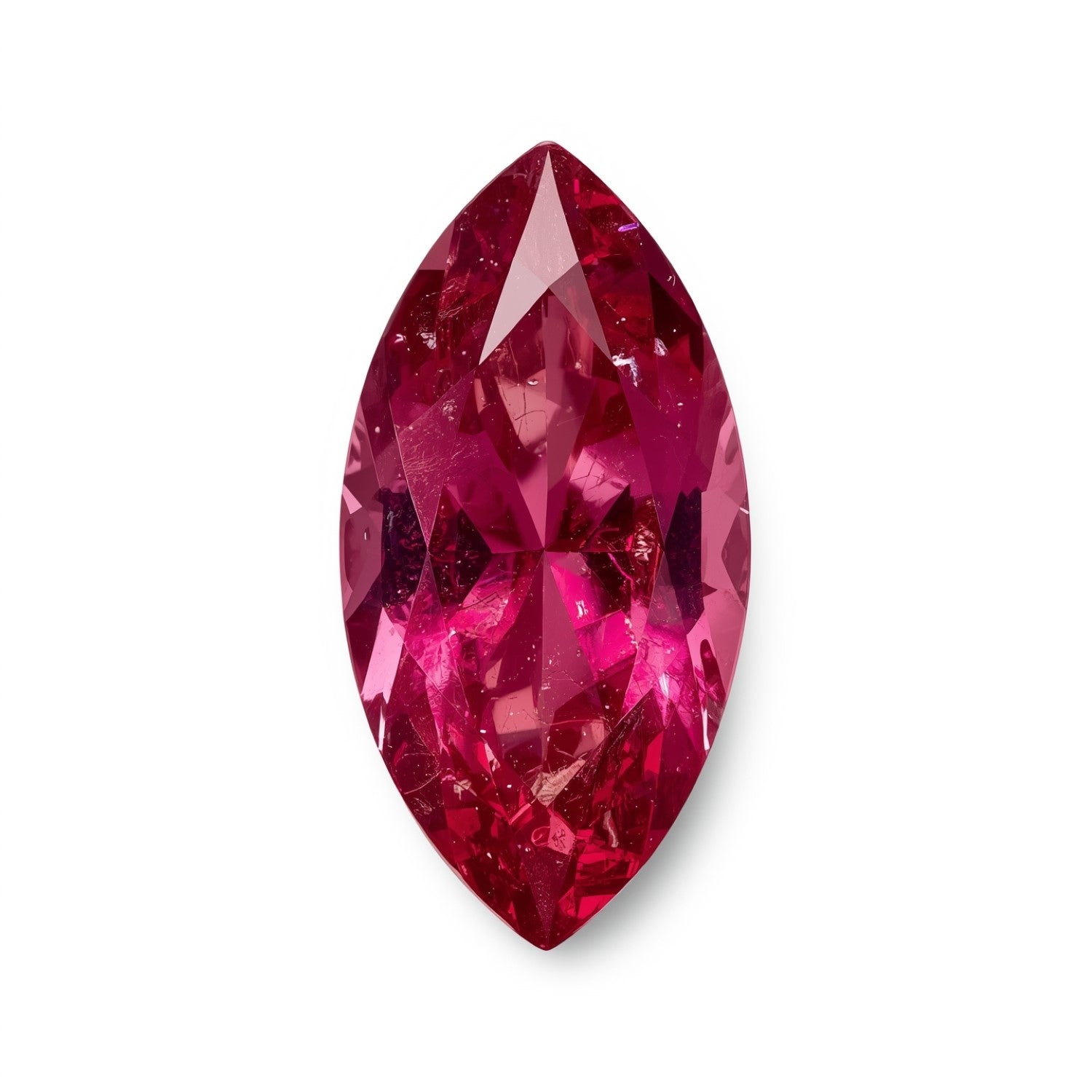 Ruby (GF) 1PC Small 5x10 MM Marquise Faceted Pink Sparkling Precious Gems