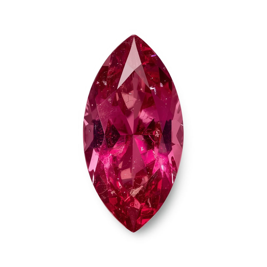 Ruby (GF) 1PC Small 5x10 MM Marquise Faceted Pink Sparkling Precious Gems