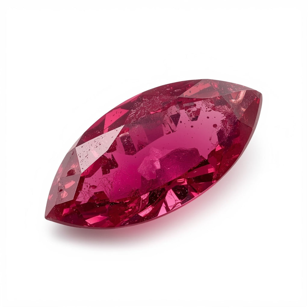 Ruby (GF) 1PC Medium 7x14 MM Marquise Faceted Pink Splendid Precious Loose Gemstone
