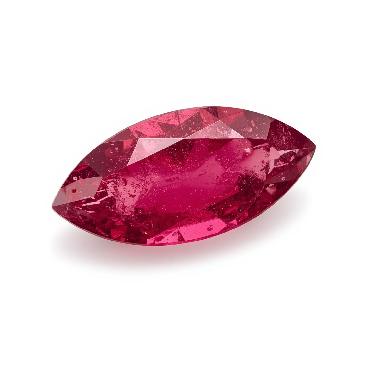 Ruby (GF) 1PC Medium 7x14 MM Marquise Faceted Pink Splendid Precious Loose Gemstone Второстепенное изображение товара