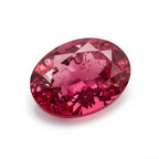 Ruby (GF) 1PC Chunky 15x20 MM Oval Faceted Pink Sparkling Precious Gems