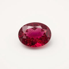 Ruby (GF) 1PC Tiny 3x5 MM Oval Faceted Pink Sparkling Precious Loose Gemstone