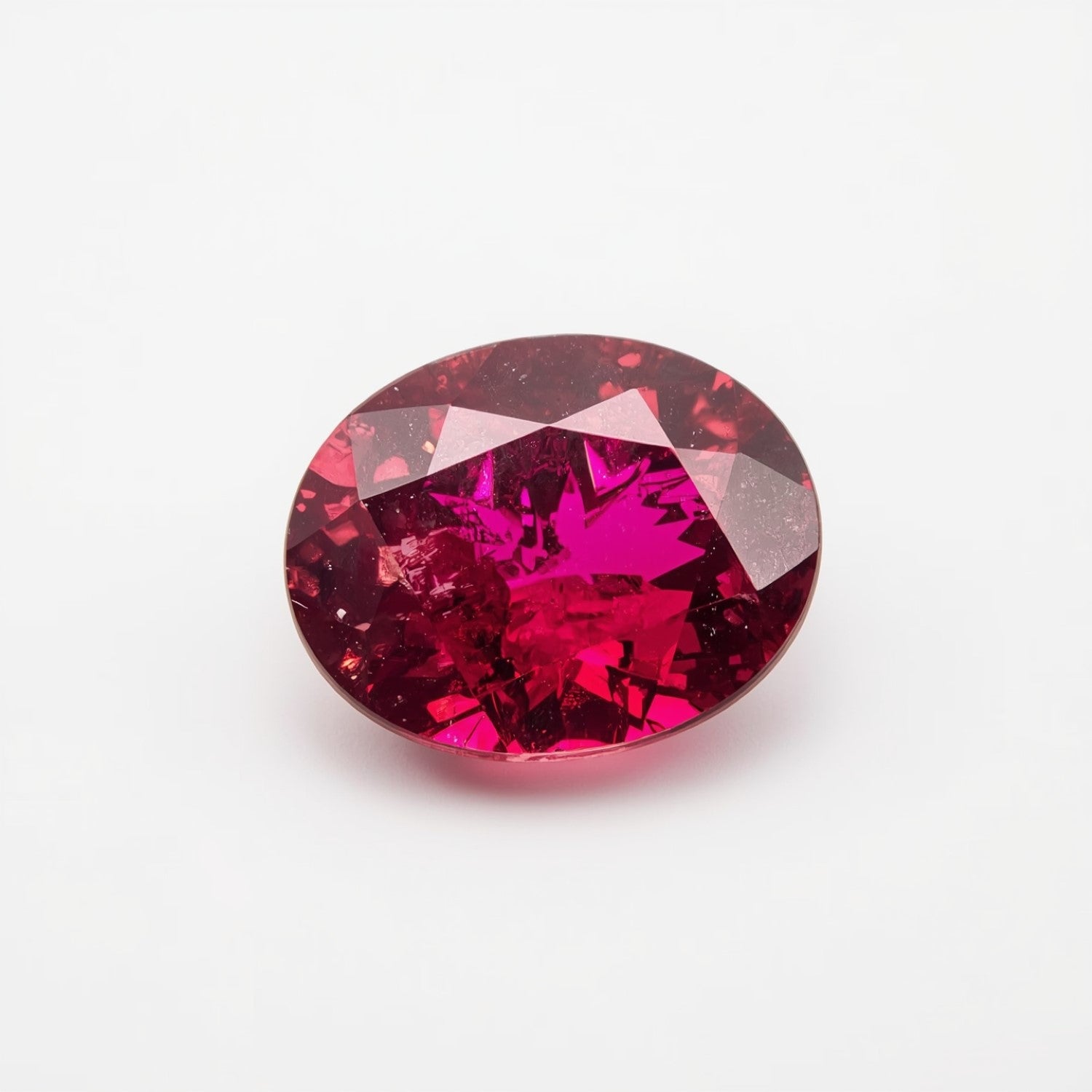 Ruby (GF) 1PC Tiny 4x6 MM Oval Faceted Pink Polished Precious Loose Gemstones