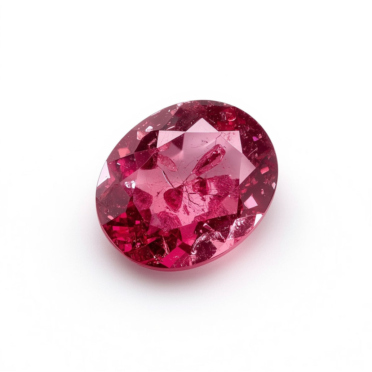 Ruby (GF) 1PC Tiny 5x7 MM Oval Faceted Pink Splendid Precious Gems