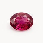 Ruby (GF) 1PC Small 6x9 MM Oval Faceted Pink Lustrous Precious Loose Gemstone