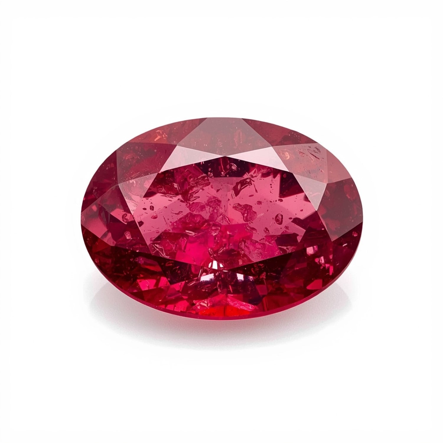 Ruby (GF) 1PC Medium 7x10 MM Oval Faceted Pink Fine Precious Gems