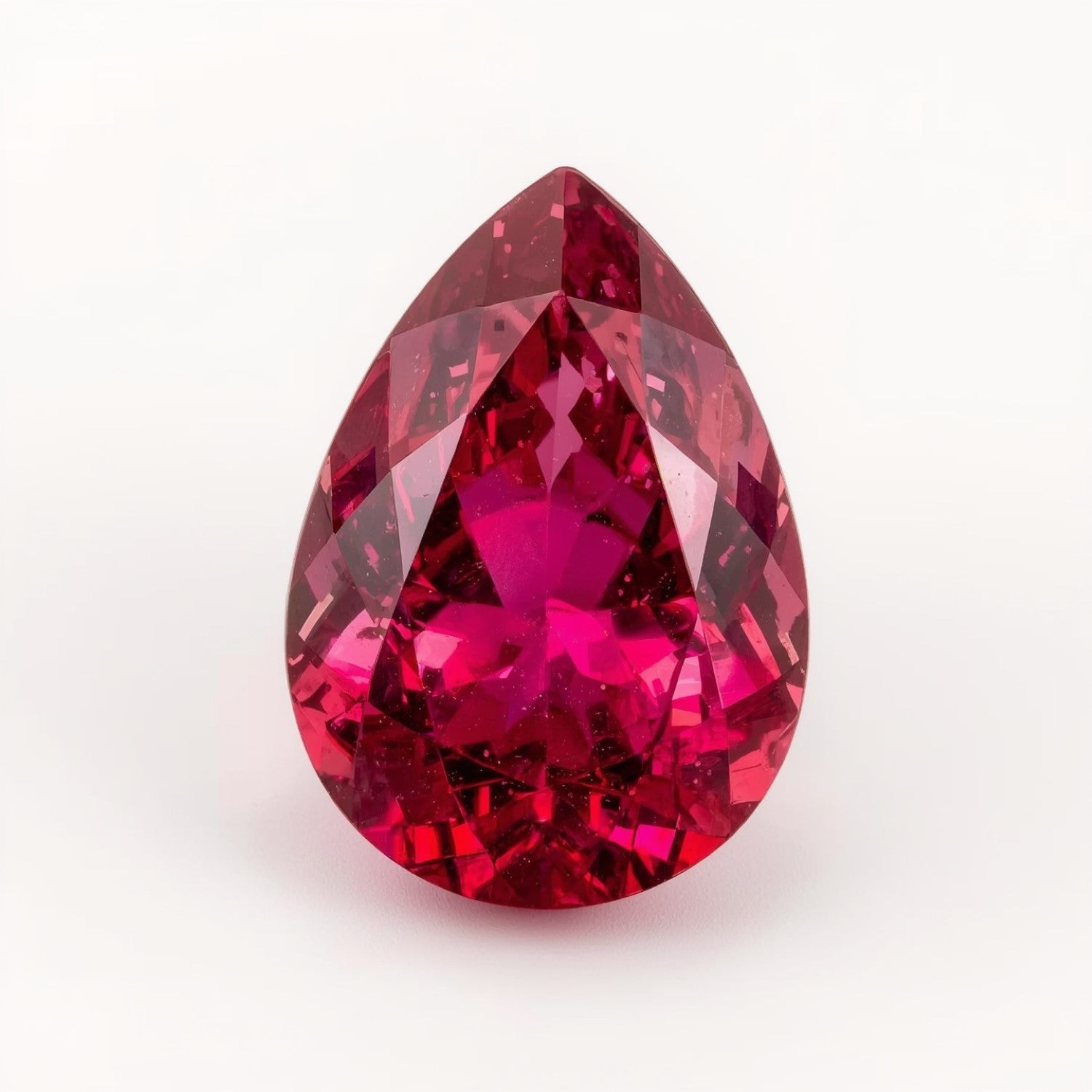 Ruby (GF) 1PC Large 10x12 MM Pear Faceted Pink Fine Precious Loose Gemstone Главное изображение товара