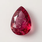 Ruby (GF) 1PC Chunky 13x18 MM Pear Faceted Pink Genuine Precious Loose Gems