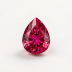 Ruby (GF) 1PC Small 6x8 MM Pear Faceted Pink Brilliant Precious Loose Gemstones