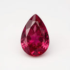 Ruby (GF) 1PC Small 6x8 MM Pear Faceted Pink Brilliant Precious Loose Gemstones