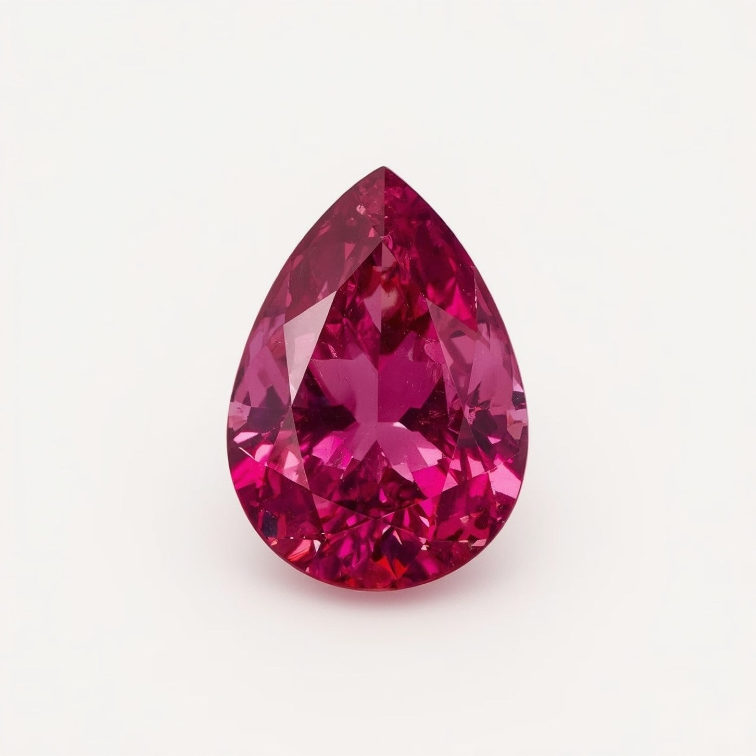 Ruby (GF) 1PC Small 6x9 MM Pear Faceted Pink Sparkling Precious Gems Главное изображение товара