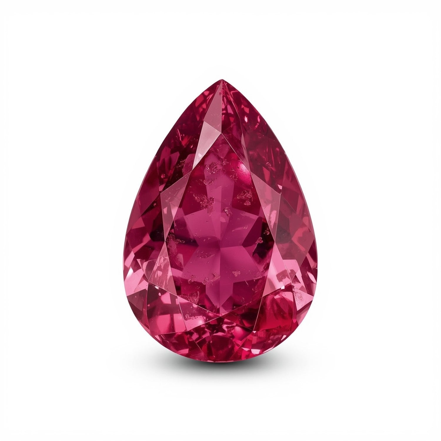 Ruby (GF) 1PC Medium 7x10 MM Pear Faceted Pink Splendid Precious Loose Gemstone Главное изображение товара
