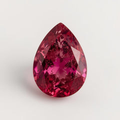 Ruby (GF) 1PC Medium 7x10 MM Pear Faceted Pink Splendid Precious Loose Gemstone