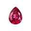 Ruby (GF) 1PC Medium 8x10 MM Pear Faceted Pink Luster Precious Loose Gemstones