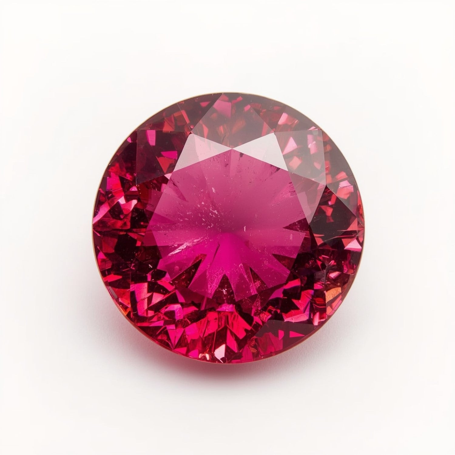 Ruby (GF) 1PC Chunky 13x13 MM Round Faceted Pink Natural Precious Loose Gemstone Главное изображение товара