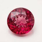 Ruby (GF) 1PC Chunky 14x14 MM Round Faceted Pink Genuine Precious Loose Gemstones