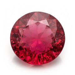 Ruby (GF) 1PC Chunky 16x16 MM Round Faceted Pink Pure Precious Loose Gems