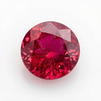 Ruby (GF) 1PC Tiny 6x6 MM Round Faceted Pink Polished Precious Loose Gemstones