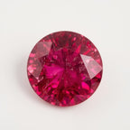 Ruby (GF) 1PC Small 8x8 MM Round Faceted Pink Luster Precious Loose Gems