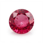 Ruby (GF) 1PC Medium 9x9 MM Round Faceted Pink Lustrous Precious Loose Gemstone