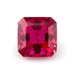Ruby (GF) 1PC Chunky 13x13 MM Square Faceted Pink Natural Precious Loose Gemstone