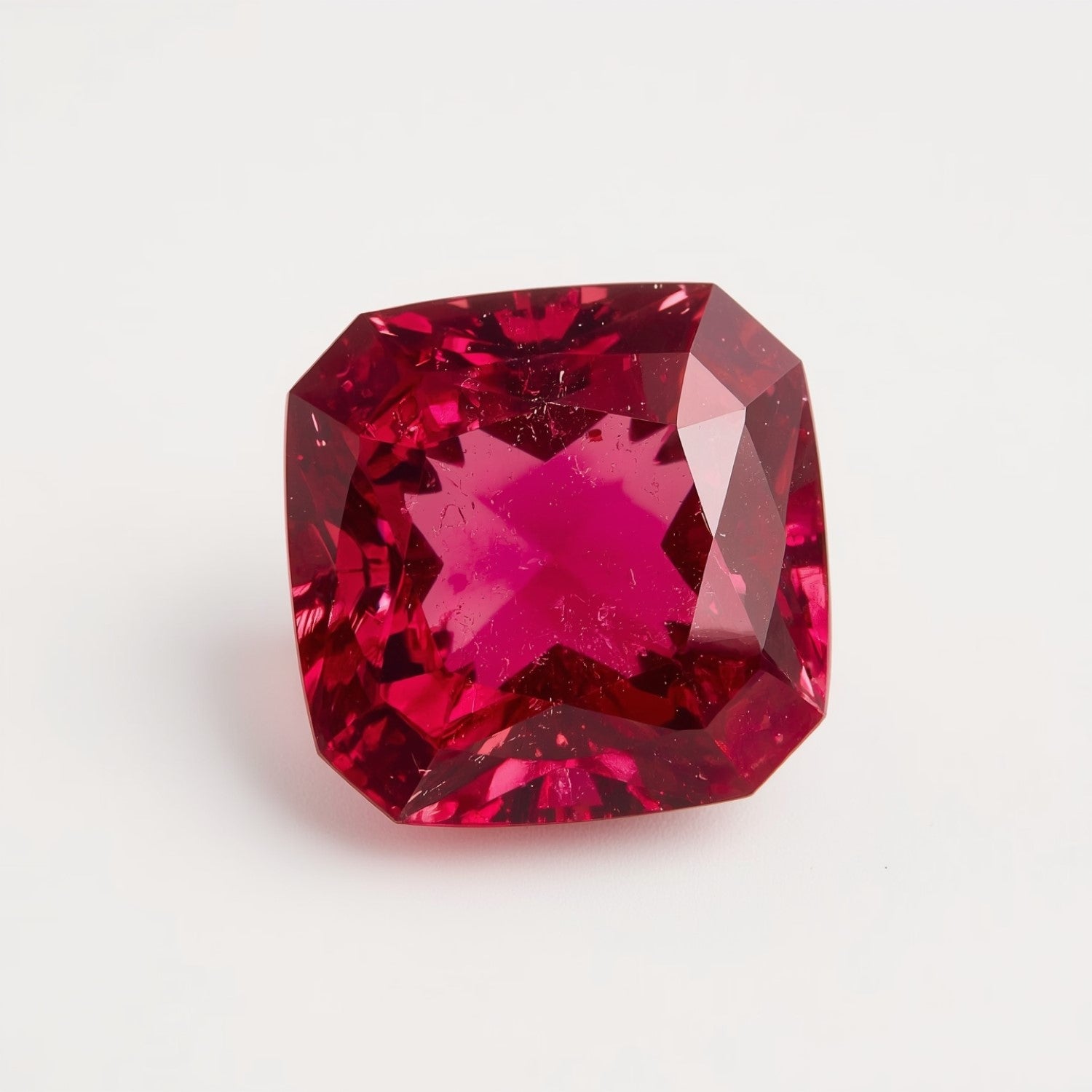 Ruby (GF) 10PC Tiny 4x4 MM Square Faceted Pink Brilliant Precious Loose Gems