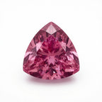 Ruby (GF) 1PC Chunky 14x14 MM Triangle Faceted Pink Genuine Precious Loose Gemstones