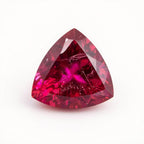 Ruby (GF) 1PC Chunky 15x15 MM Triangle Faceted Pink Superior Precious Gems