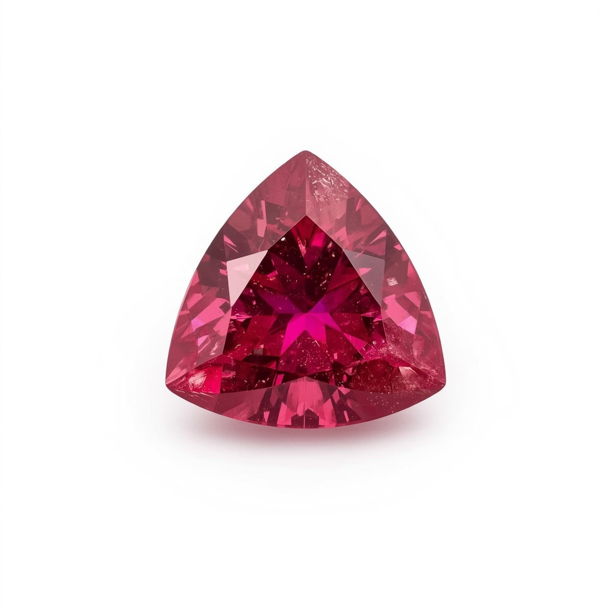 Ruby (GF) 10PC Tiny 3x3 MM Triangle Faceted Pink Fiery Precious Gems