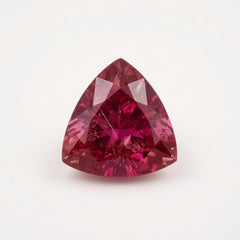 Ruby (GF) 1PC Tiny 5x5 MM Triangle Faceted Pink Sparkling Precious Loose Gemstone