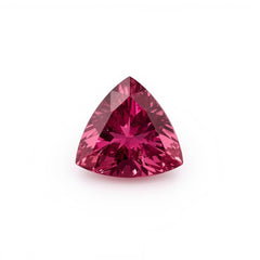 Ruby (GF) 1PC Tiny 6x6 MM Triangle Faceted Pink Polished Precious Loose Gemstones