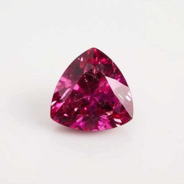 Ruby (GF) 1PC Small 8x8 MM Triangle Faceted Pink Luster Precious Loose Gems