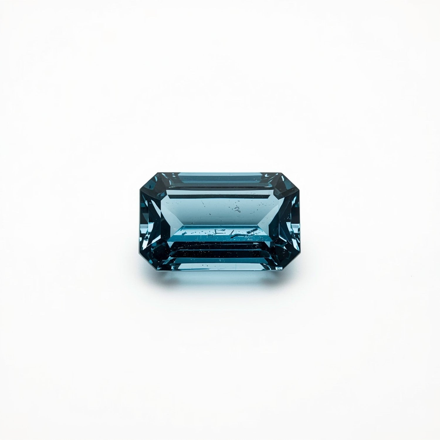 Swiss Blue Topaz 10PC Tiny 2.5x5 MM Baguette Faceted Blue Splendid Semi Precious Loose Gemstone Immagine principale del prodotto