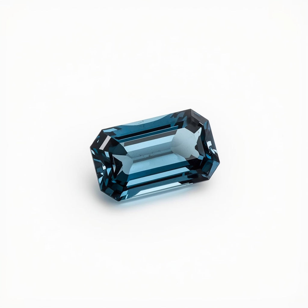 Swiss Blue Topaz 10PC Tiny 2x4 MM Baguette Faceted Blue Polished Semi Precious Loose Gems
