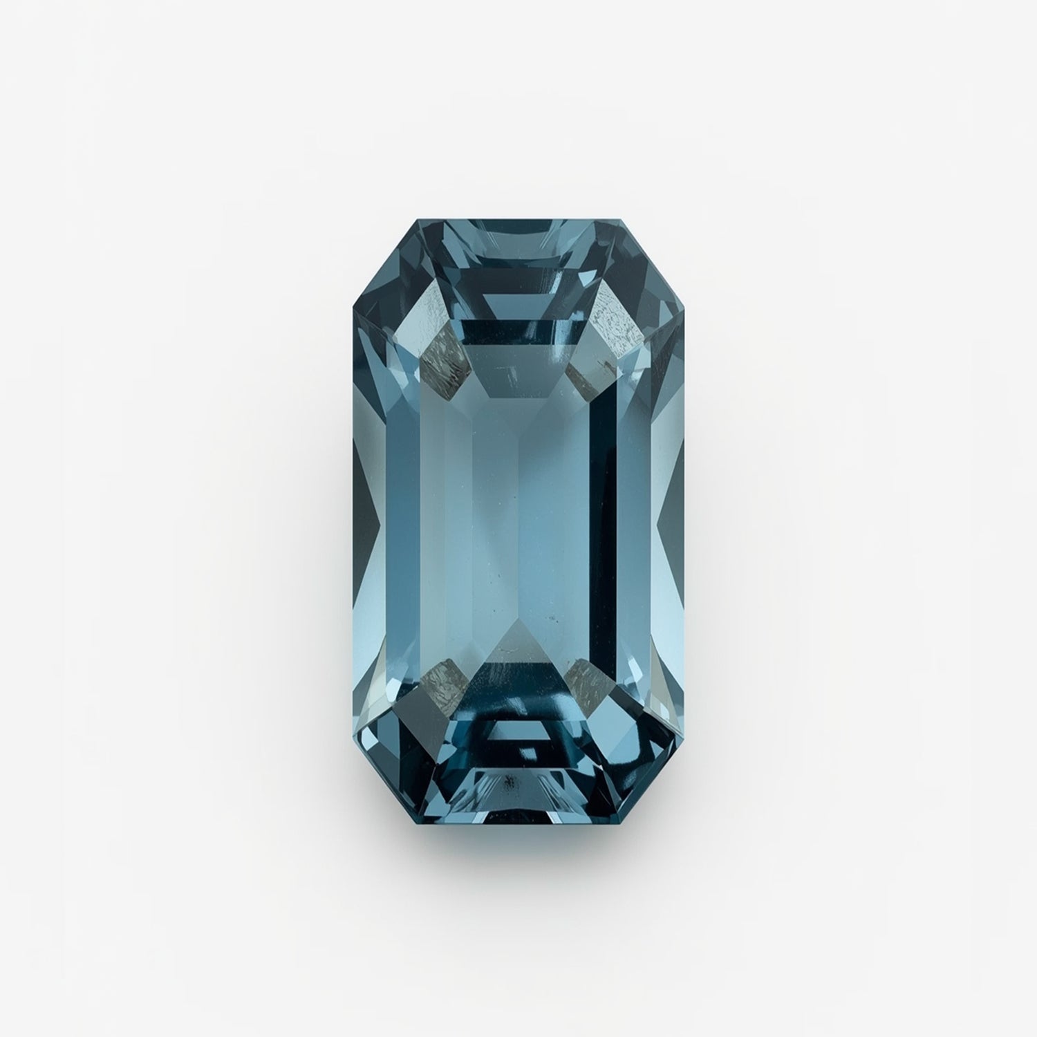 Swiss Blue Topaz 1PC Small 6x12 MM Baguette Faceted Blue Fine Semi Precious Loose Gemstone