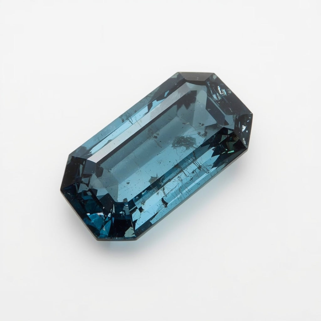 Swiss Blue Topaz 1PC Large 8x16 MM Baguette Faceted Blue Natural Semi Precious Gems
