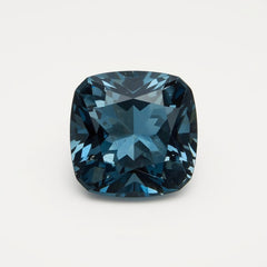 Swiss Blue Topaz 1PC Large 12x12 MM Cushion Faceted Blue High-Quality Semi Precious Loose Gemstones